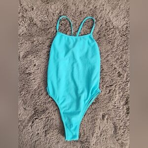 Jolyn Clothing Turquoise One Piece Swimsuit